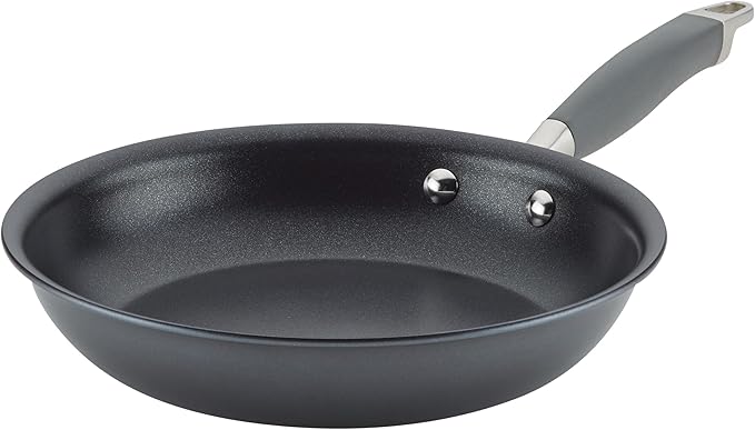 Anolon Advanced Home Hard-Anodized Nonstick Skillets (2 Piece Set- 10.25-Inch & 12.75-Inch, Moonstone) - Image 11