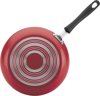 Farberware Cookstart DiamondMax Nonstick Cookware/Pots and Pans Set, Dishwasher Safe, Includes Baking Pan and Cooking Tools, 15 Piece - Red - Image 16