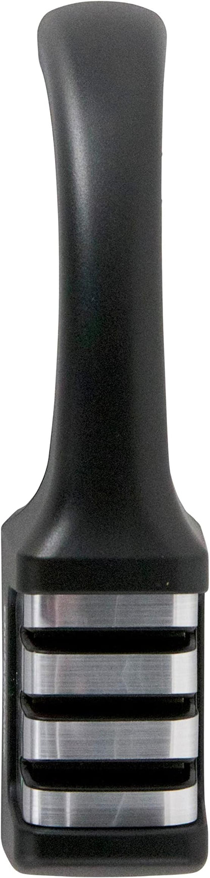 Chef'sChoice Professional Manual Knife Sharpeners AngleSelect for 15- and 20-Degree Straight-Edge and Serrated Knives with Diamond Abrasives Precise Angle Control & Compact Footprint, 2-Stage, Black - Image 3