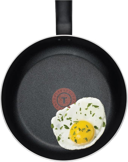 T-fal Initiatives Nonstick Cookware Set 18 Piece, Oven Broiler Safe 350F, Kitchen Cooking Set w/Fry Pans, Saucepans, Stockpots, Skillet, Spoons, Lids Pots and Pans Set, Dishwasher Safe, Stone Grey - Image 5