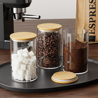OneDream Glass Jar with Lid - 6 Pack 32oz Clear Candy Jar, Coffee Storage Jar Canister for Candy, Nuts, Grains, Flour, Beans, Oats and More - Image 7
