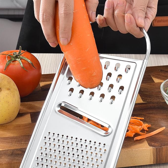 Graters for Kitchen,Cheese Grater Handheld Hand,Mini Cheese Grater Stainless Steel, Perfect for Potato, Vegetable, Butter - Image 5