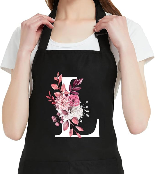 Personalized Aprons for Women with Pockets, Cute Aprons for Women Chef Baking, Cooking Gifts for Mom Birthday