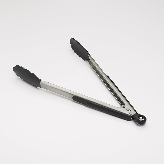 OXO Good Grips 12-Inch Tongs with Silicone Head,(Pack of 2) - Image 3