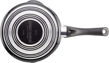 Farberware Glide Nonstick Sauce Pan/Saucepan with Straining and Lid, 3 Quart, (Black) - Image 6