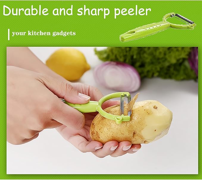 Graters For Kitchen, Cheese Grater with Container, Mandoline Slicer For Kitchen, Vegetable Grater, Carrot Shredder, Julienne Slicer and Peeler, Potato Slicer - Image 6