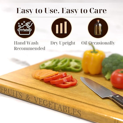 Book Cutting Board Set with Wooden Stand-Wooden Kitchen Cutting Boards That Look Like Books for Vegetables Cheese Meat, Chopping Board Gift Set for Home Cooks & Kitchen Decor - Image 4