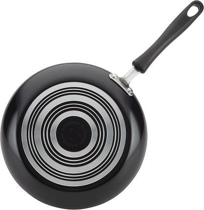 Farberware Cookstart DiamondMax Nonstick Cookware/Pots and Pans Set with Glass Lids, Dishwasher Safe, Includes Baking Pan and Kitchen Cooking Tools, 15 Piece - Black - Image 13