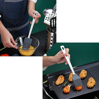 Cooking Spoon, Berglander 6 Pieces Spatula Set Stainless Steel, Metal Spatula, Serving Spoon, Kitchen Tools Set Non-Stick And Heat Resistant, Dishwasher Safe, Easy to Clean (6 Packs) - Image 7