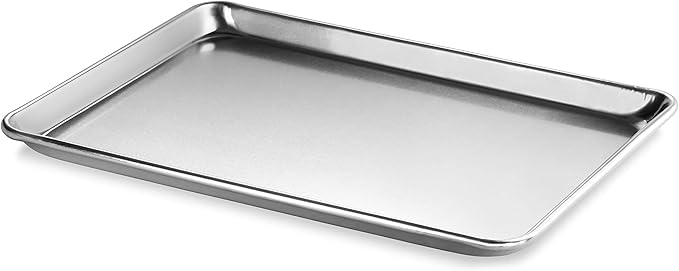 New Star Foodservice Commercial-Grade 18-Gauge Aluminum Sheet Pan/Bun Pan (13 L x18 W x1 H (Half Size) Measure Oven) - Image 2