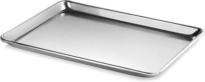 New Star Foodservice Commercial-Grade 18-Gauge Aluminum Sheet Pan/Bun Pan (13 L x18 W x1 H (Half Size) Measure Oven) - Image 2