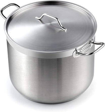 Cooks Standard 02616 Professional Grade Lid 30 Quart Stainless Steel Stockpot, Silver by CooksStandard