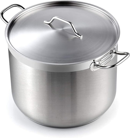 Cooks Standard 02616 Professional Grade Lid 30 Quart Stainless Steel Stockpot, Silver by CooksStandard