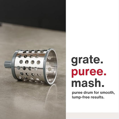 Zyliss E900058 Puree Drum Blade, Stainless Steel, Mashing, Puree, for Use with Zyliss Rotary Cheese Grater, 5 Year Guarantee