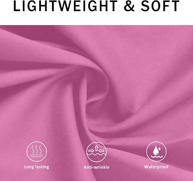 BOHARERS Pink Waitress Apron for Women with 3 Pockets - Durable Server Aprons for Restaurant Waterproof Oilproof - Image 6