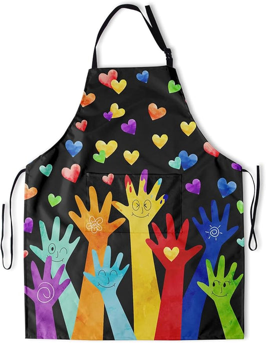 Funny Apron Polyester Grooming Aprons with Pocket for Cooking Kitchen Grilling Adults