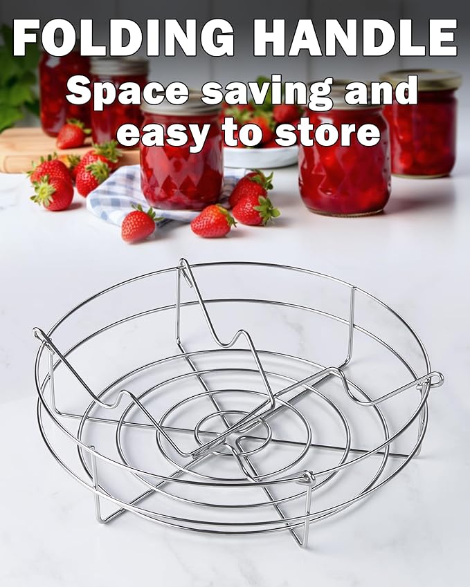 Cook N Home Water Bath Canner with Jar Rack & Glass Lid, Professional Stainless Steel Canning Pot 20 Quart, with Stay-Cool Handles, Multiuse Pot, Induction Capable - Image 7