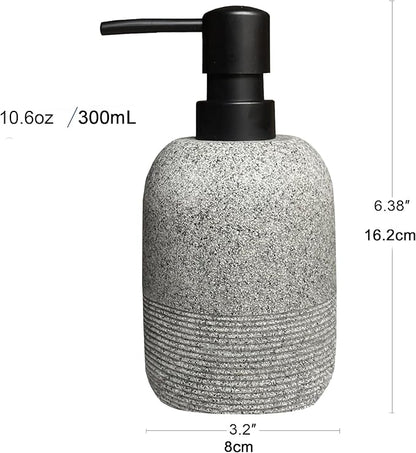 GalDal Soap Dispenser Grey,Hand Soap Lotion Dispenser for Bathroom Countertop,Soap Dispenser for Kitchen. - Image 4