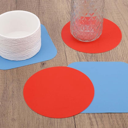 4pcs Jar Opener Gripper Pads, Rubber Can Opener Bottle Lid Cap Gripper Pads for Weak Hands Seniors Elderly Multi-Function Kitchen Coasters Gadgets (Red, Blue) - Image 3
