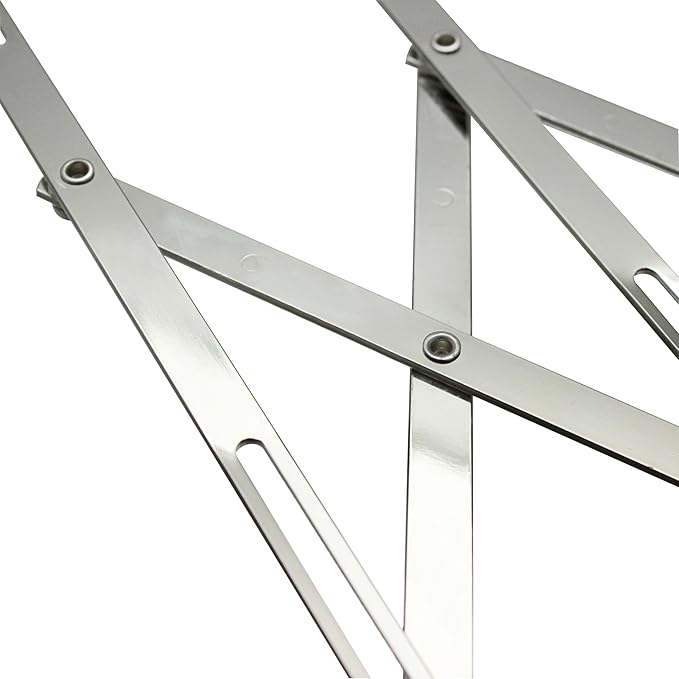 TrueCraftware- 6-Wheel Stainless Steel Adjustable Dough Divider- Pastry Cutter Bakeware Stainless Pizza Slicer Round Dough Cutter Roller Cookie Pastry Knife Divider