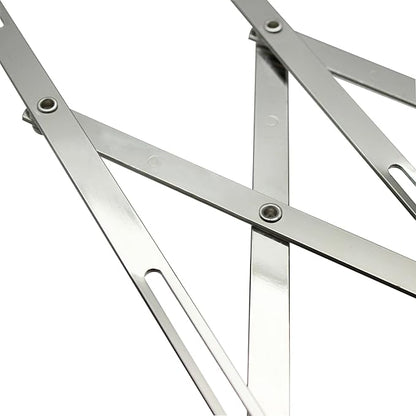 TrueCraftware- 6-Wheel Stainless Steel Adjustable Dough Divider- Pastry Cutter Bakeware Stainless Pizza Slicer Round Dough Cutter Roller Cookie Pastry Knife Divider