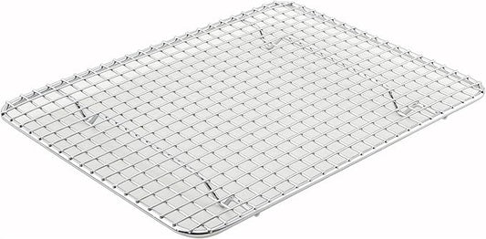Winco Pan Grate, 8-Inch by 10-Inch,Chrome, Half Size by Winco