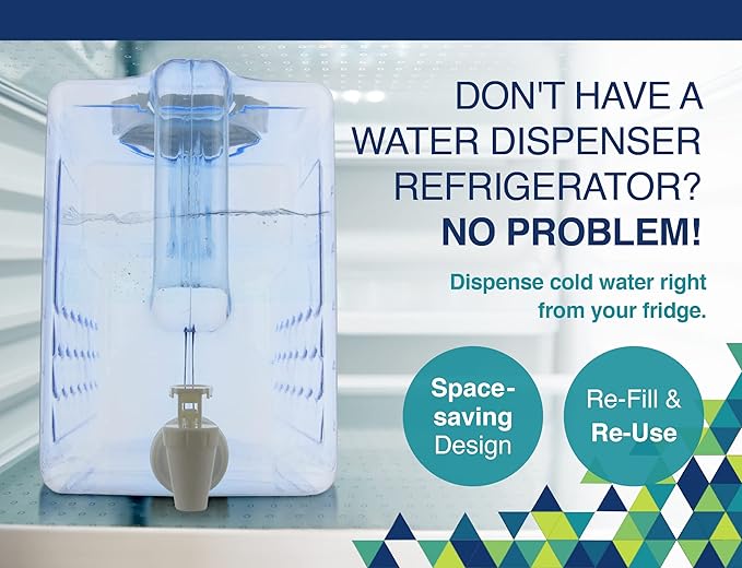 Arrow Home Products 3 Gallon Drink Dispenser for Fridge - Plastic Beverage Dispenser with Spigot for Easy Dispensing - BPA Free Plastic - Convenient Handle, Easy-Pour Spout - Image 6