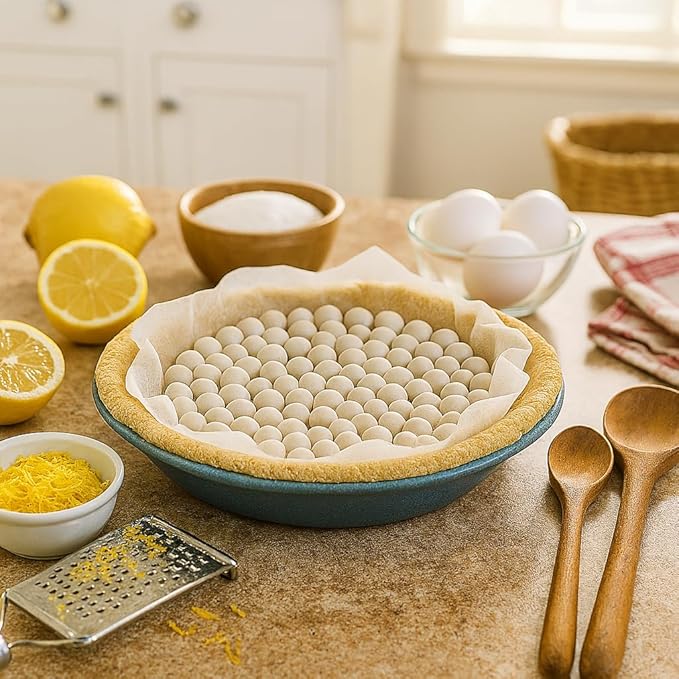 Mrs. Anderson's Baking Ceramic Pie Crust Weights, 270 Count, Natural Stoneware, For Blind Baking Pie Crusts And Tart Shells With Even Baking Results - Image 7
