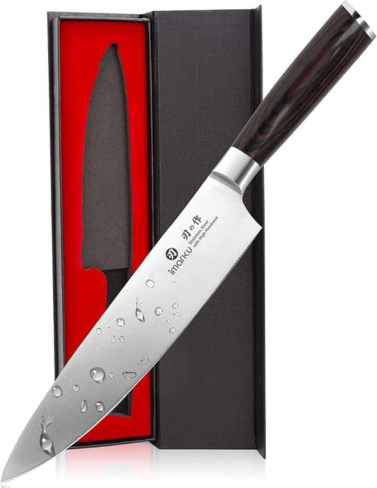 imarku Japanese Chef Knife - Sharp Kitchen Knife 8 Inch Chef's Knives HC Steel Paring Knife, Unique Gifts for Men and Women, Gifts for Mom or Dad, Kitchen Gadgets with Gift Box, Mothers Day Gifts by imarku
