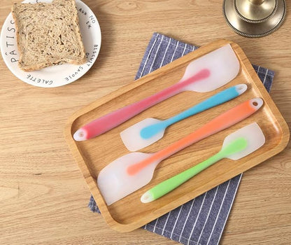 HiramWare Silicone Spatula Set of 4 - Heat Resistant Flexible Spatula 450F with Stainless Steel Core - Food Grade Premium Good Grip Kitchen Utensils - Seamless, Heavy Duty, BPA Free, Dishwasher Safe - Image 6