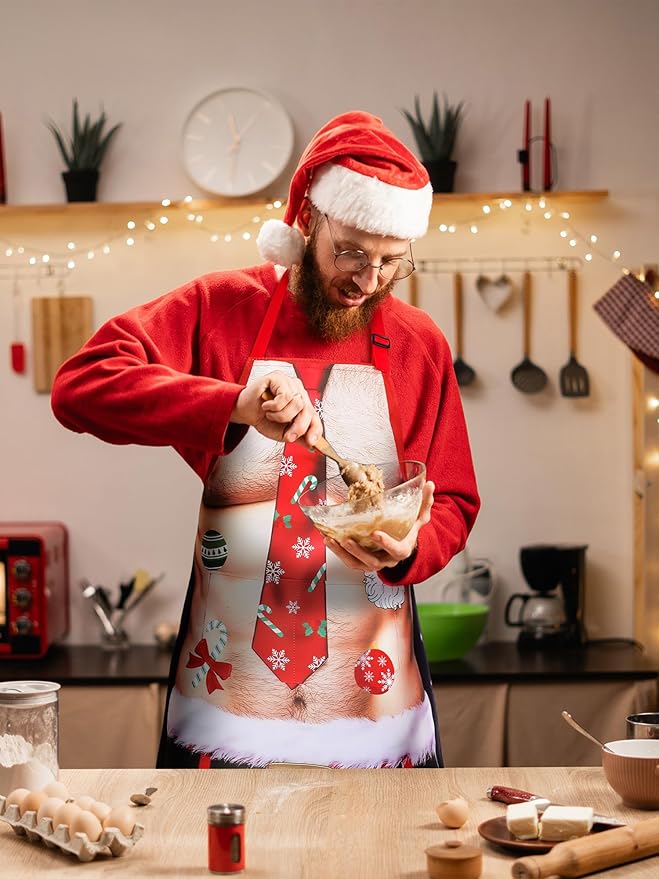 Geetery 4 Pcs Chicken Aprons for Women Rooster Print Apron Waterproof Adjustable for Kitchen Cooking - Image 4