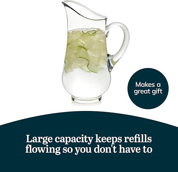 Libbey Atlantis Glass Pitcher, 73-ounce - Image 5