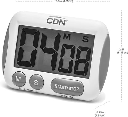 CDN Extra-Big Digit Timer | Counts Up & Down, 100 Minutes by Minutes & Seconds, Extra-Large Digits, Loud Alarm, Stand, Hang, Magnet Mounting, Perfect for Batch Baking - TM15 - Image 10