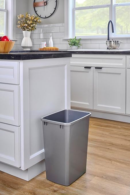 Rev-A-Shelf 35 qt. Silver Polymer Replacement Waste Container Pullouts