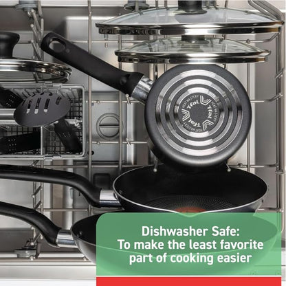 T-fal Initiatives Nonstick Stockpot 8 Quart Oven Safe 350F Cookware, Pots and Pans, Dishwasher Safe Black - Image 6