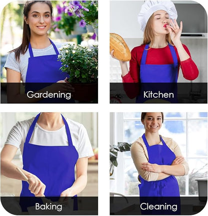 Avalon Kitchen Aprons for Men - 100% Polyester Chef Apron Women with Extra Long Ties - Cooking Aprons for Women & Mens Apron - Image 5