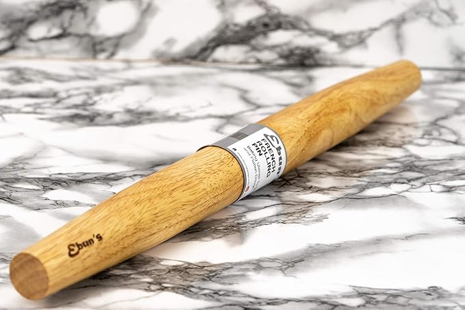 French Rolling Pin – 18 Inch Wooden Dough Roller for Baking Pizza, Pie Crust, Cookies & Pasta | Essential Kitchen Tool & Gift for Bakers, Chefs & Home Cooks - Image 6