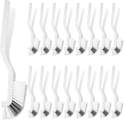 Yinkin 24 Pcs Kitchen Scrub Brush Bulk Sink Bathroom Edge Corner Cleaning Brush Right Angle Mini for Grout Household Dishwasher Tile Lines Window Track Deep Cleaning with Stiff Bristles by Yinkin