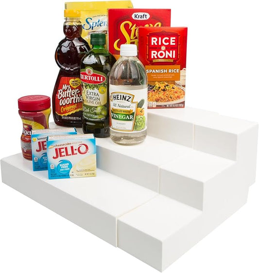 Dial Industries 3 Tier Adjustable Canned Goods Shelves for Kitchen Cabinet and Pantry Organization, Mega by DialIndustries