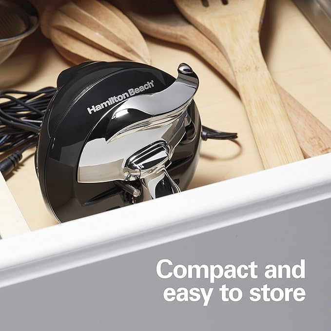 Hamilton Beach Walk 'n Cut Electric Can Opener for Kitchen,Use On Any Size,Automatic and Hand-Free,Cordless & Rechargeable,Easy Clean Removable Blade,Black (76501G),(Pack of 2) - Image 5