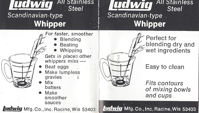 Small Whisk Mixer (Mini Whipper) 100% Made in the USA - Image 3