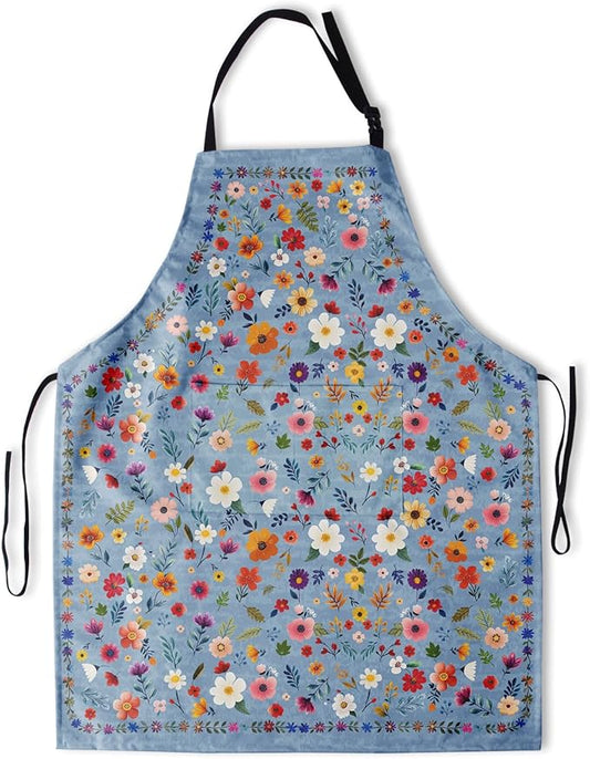 Funny Apron Polyester Grooming Aprons with Pocket for Cooking Kitchen Grilling Adults