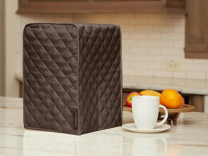 Covermates Keepsakes Stand Mixer Cover – Quilted Appliance Protector for Food Processors – Dust & Stain Resistant, Washable Slip‑On Design for Countertop Storage, Bronze