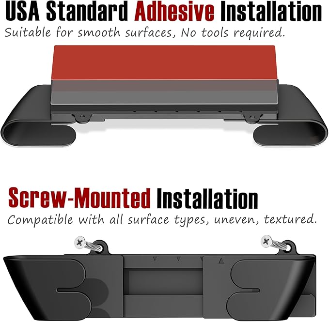 Adjustable Universal Pot Lid Holder Organizer - Upgraded Patented Pan Lids Organizers Inside Cabinet Door Wall Mount Pots Top Rack for Kitchen Cupboard Fit 6" to 13" (8Pack-Black) - Image 4