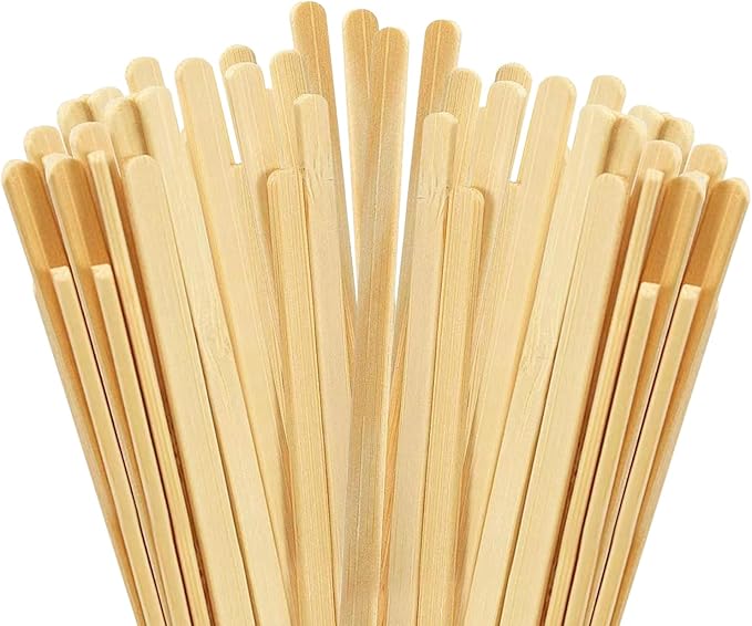 500pcs Wood Coffee Stirrer Sticks, 5.5 Inch Wooden Swizzle Stick Beverage Mixer, Eco Friendly Long Stirrer Stir Sticks for Mixing Cocktail Hot Chocolate Drinking Tea by WANKEYI