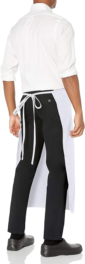 Uncommon Threads Unisex Bistro Apron One Pocket, White, One Size