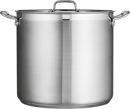 Tramontina Gourmet Stainless Steel 24-Quart Extra Large Stock Pot with Lid - Image 2