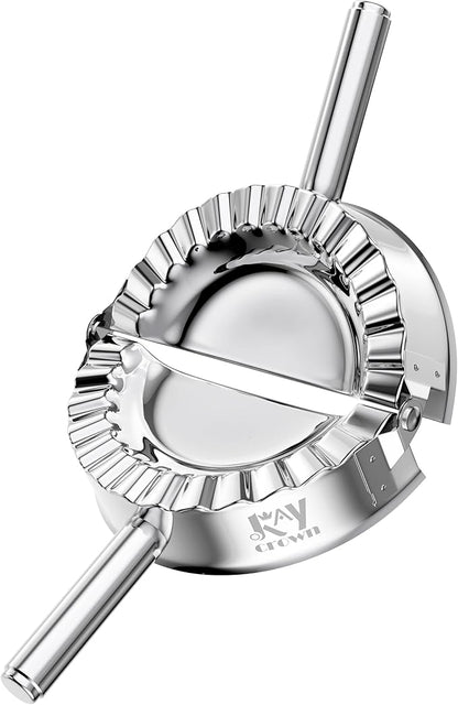 Best Utensils Stainless Steel Ravioli Mould Pierogi Dumpling Maker Wrapper Pastry Dough Cutter Kitchen Accessories (M: 4 inch)