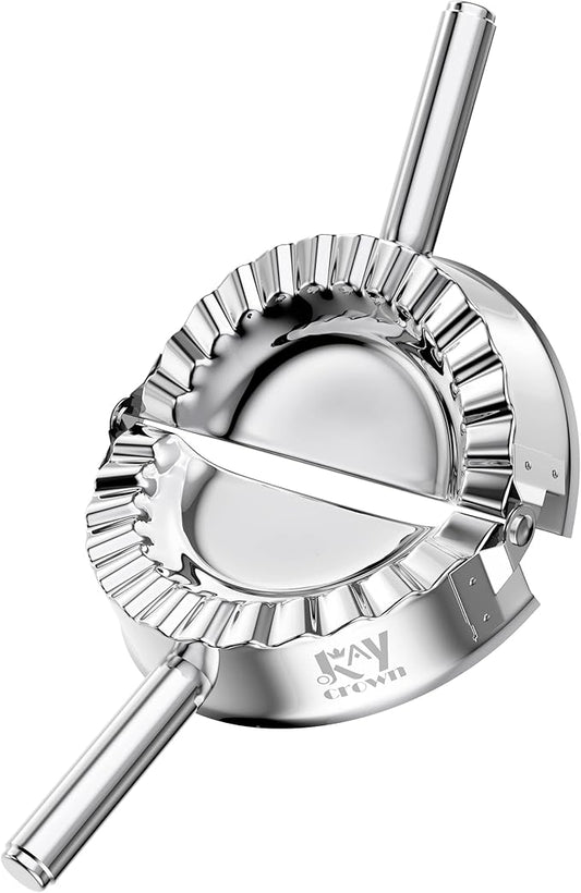 Best Utensils Stainless Steel Ravioli Mould Pierogi Dumpling Maker Wrapper Pastry Dough Cutter Kitchen Accessories (M: 4 inch)