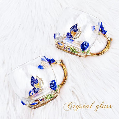 OEAGO Unique Gifts for Women Mom Coffee Mugs Gifts for Women Birthday Unique Blue Tea Cup Gifts for Women Who Have Everything Womens Gifts for Christmas - Image 6